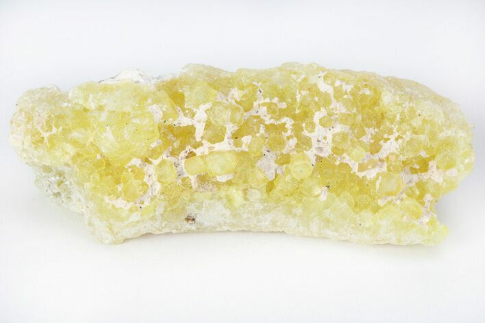 Lemon-Yellow Ettringite Crystal Cluster - South Africa #212773